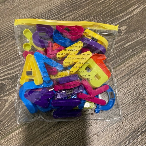 Bag of letter alphabet magnets for kids and tots! - Picture 2 of 4